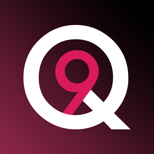 Quad9 app icon of a 9 surrounded by a Q