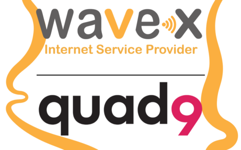 white background with yellow streak rapping around the announcement of Q9 wave X