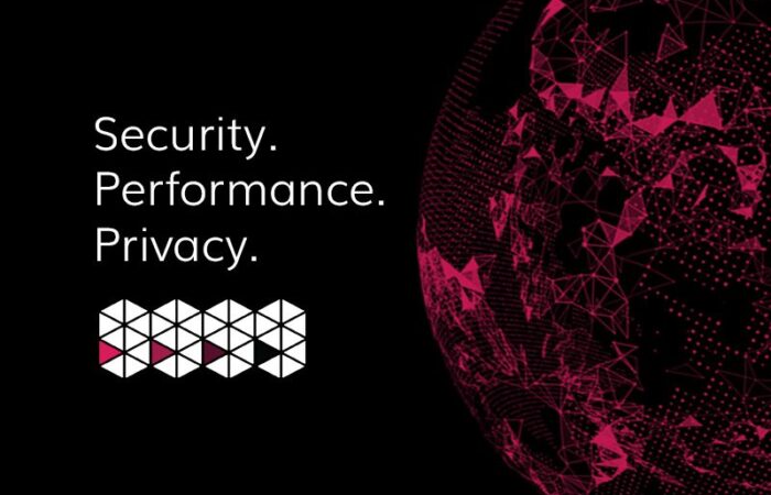 right image is red globe with quad9 icon labeled security, performance, and privacy a long the middle
